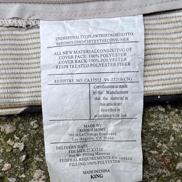 Rodeo Home Elite Collection Jacquard King Size 21x37 In Pillowcases, Set Of 2 - Picture 9 of 9